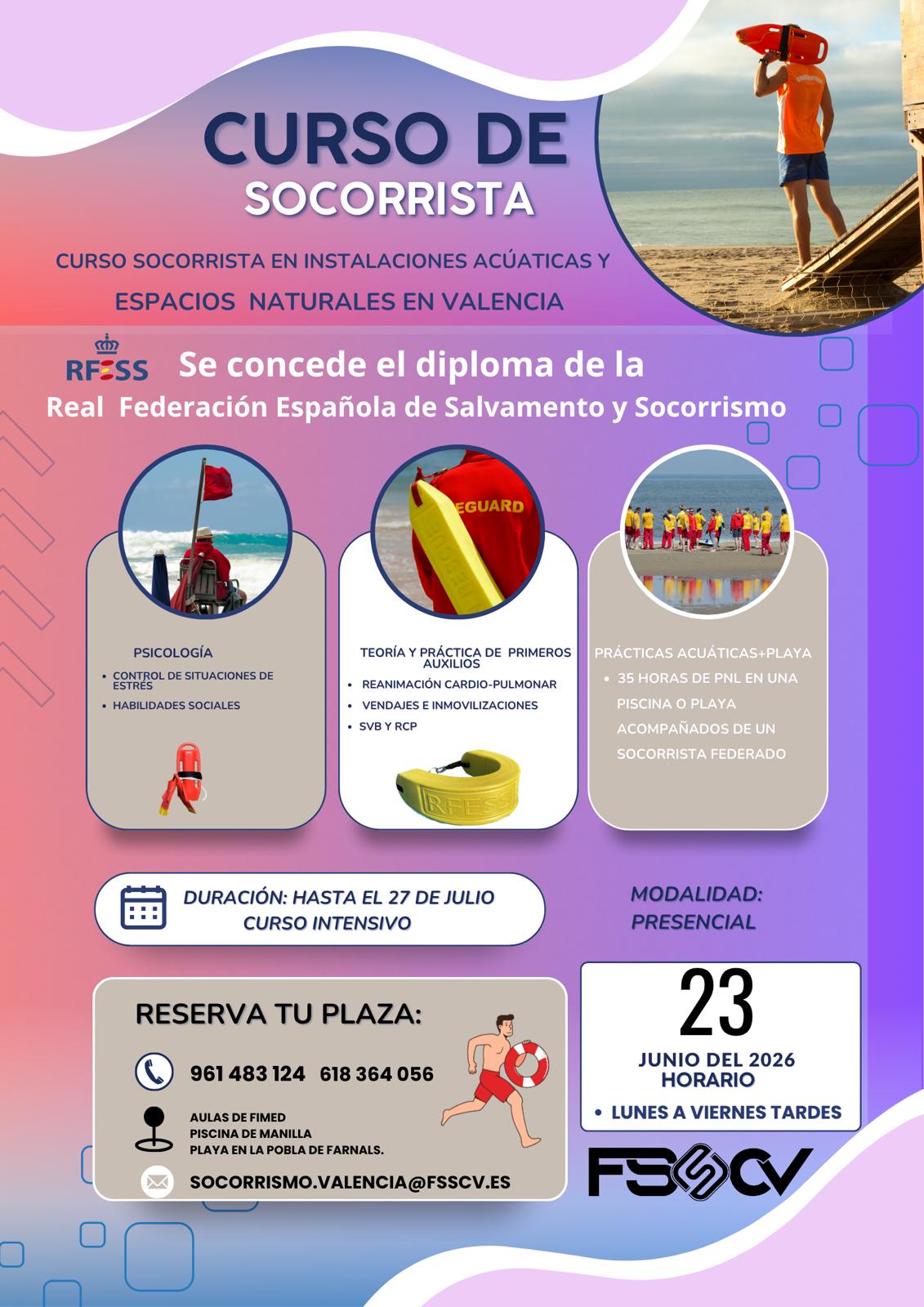 Curso Socorrista Siac Sean 08/26V Intensivo Lunes a Viernes