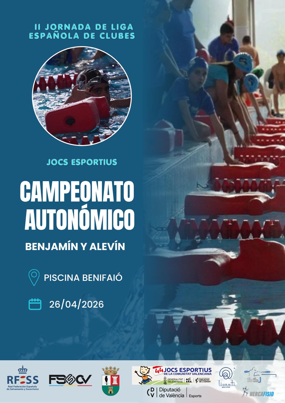 JOCS ESPORTIUS - CAMPEONATO AUTONÓMICO BENJAMIN Y ALEVÍN - II JORNADA LIGA ESPAÑOLA DE CLUBES