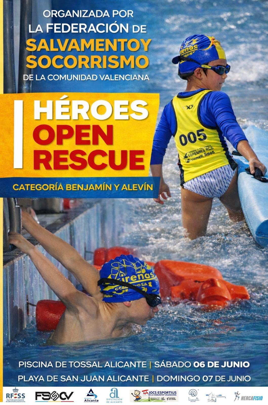 I HEROES OPEN RESCUE categorías Benjamín y Alevín